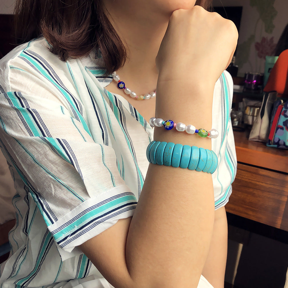 Wholesale Bohemian folk style handmade retro turquoise retro fashion bracelets